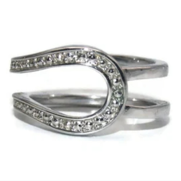Signed NVC NATALYIA V COLLISTER Half Knot Infinity Ring Size 9.5 - Picture 1 of 6